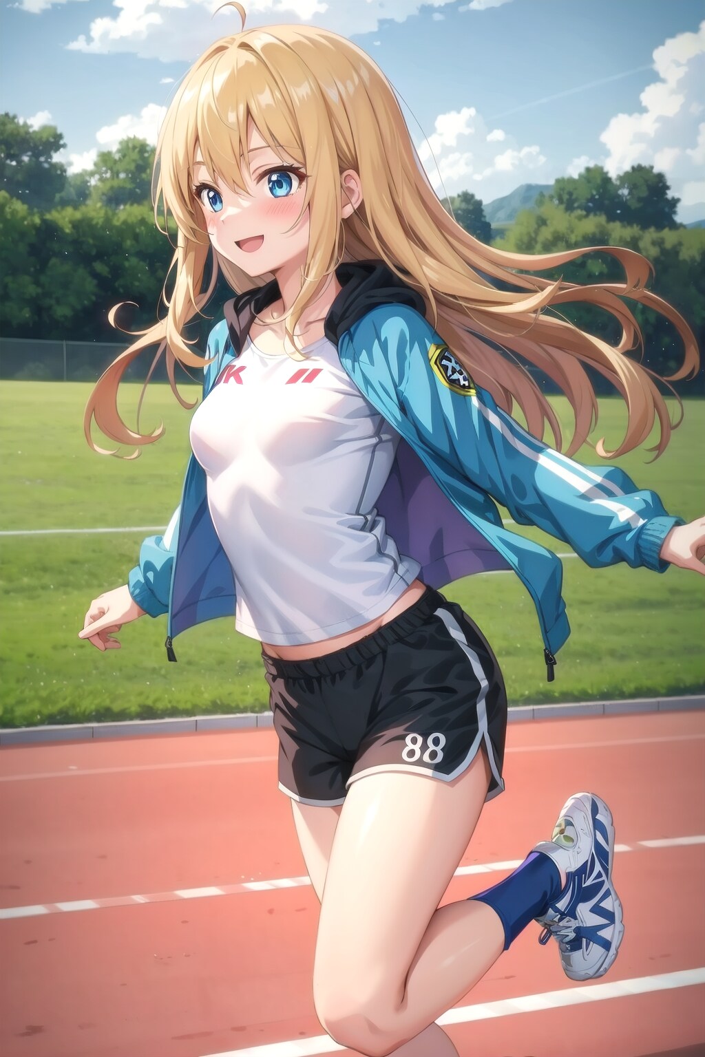 ゴールするとこ見ててねお兄ちゃん♡