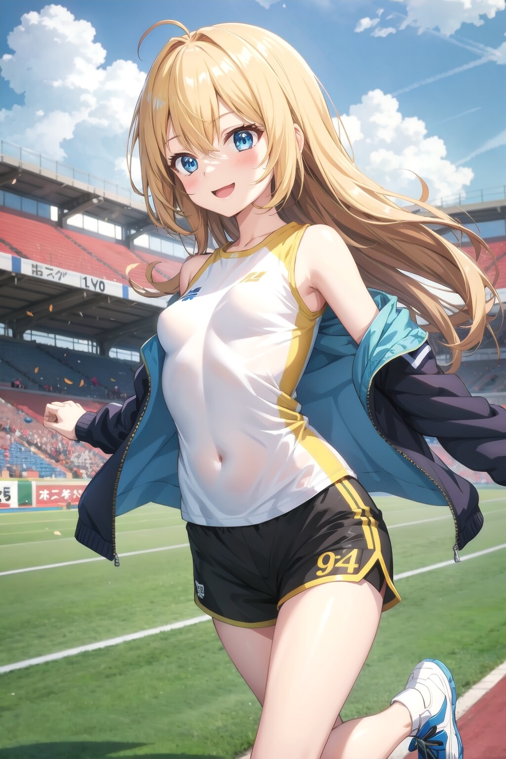 ゴールするとこ見ててねお兄ちゃん♡ | の人気AIイラスト・グラビア