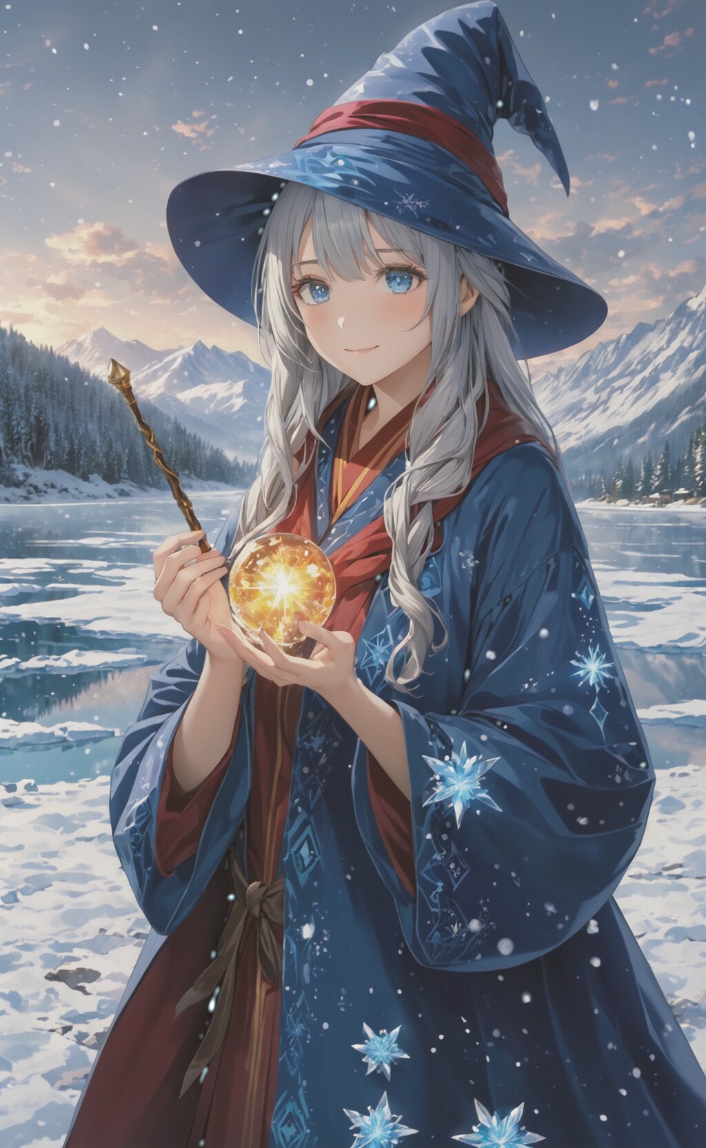 広域氷結魔法