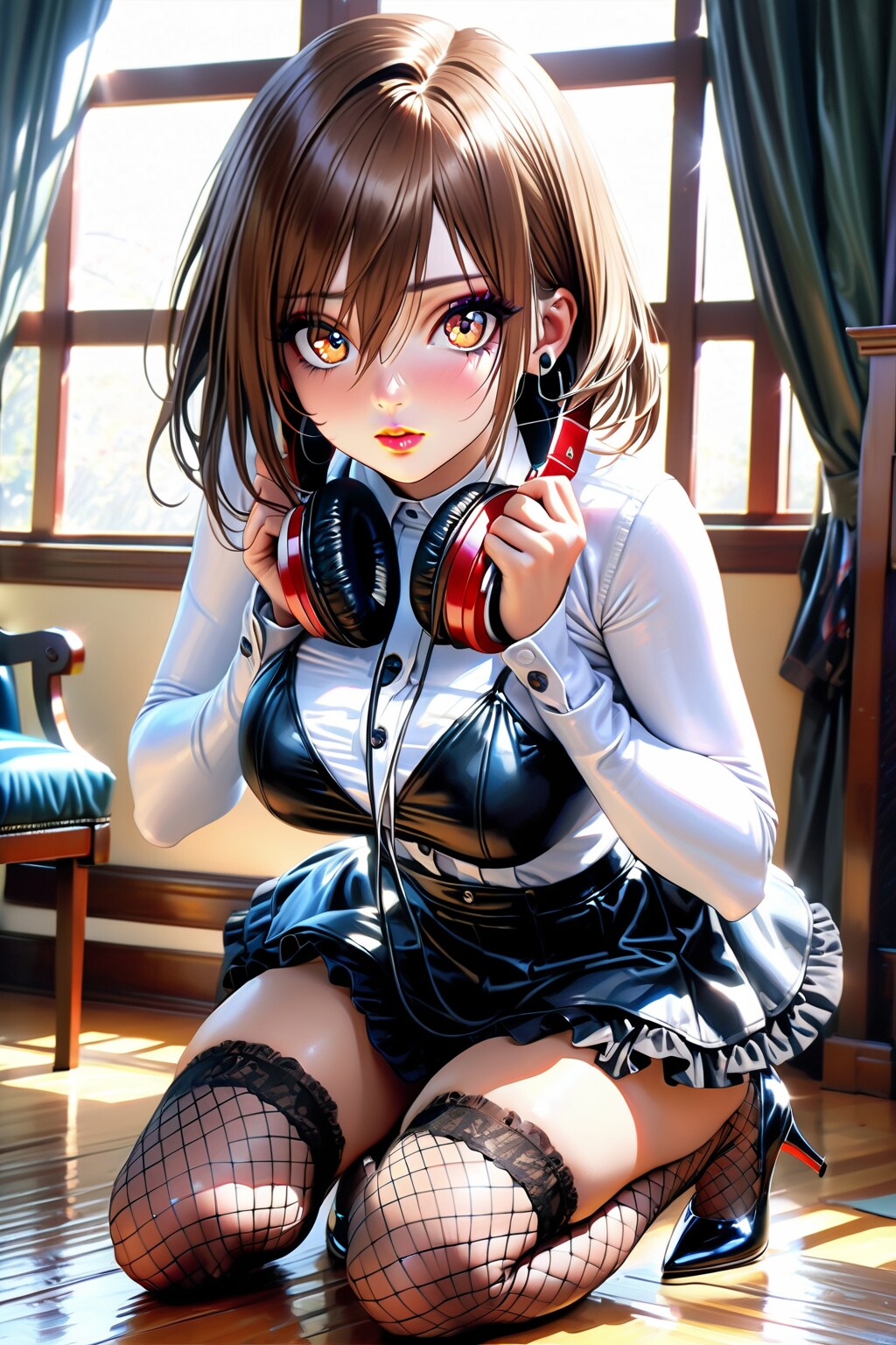 お題-ヘッドフォン-2- | の人気AIイラスト・グラビア