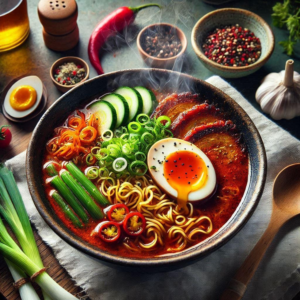 旨辛モツ煮込みラーメン