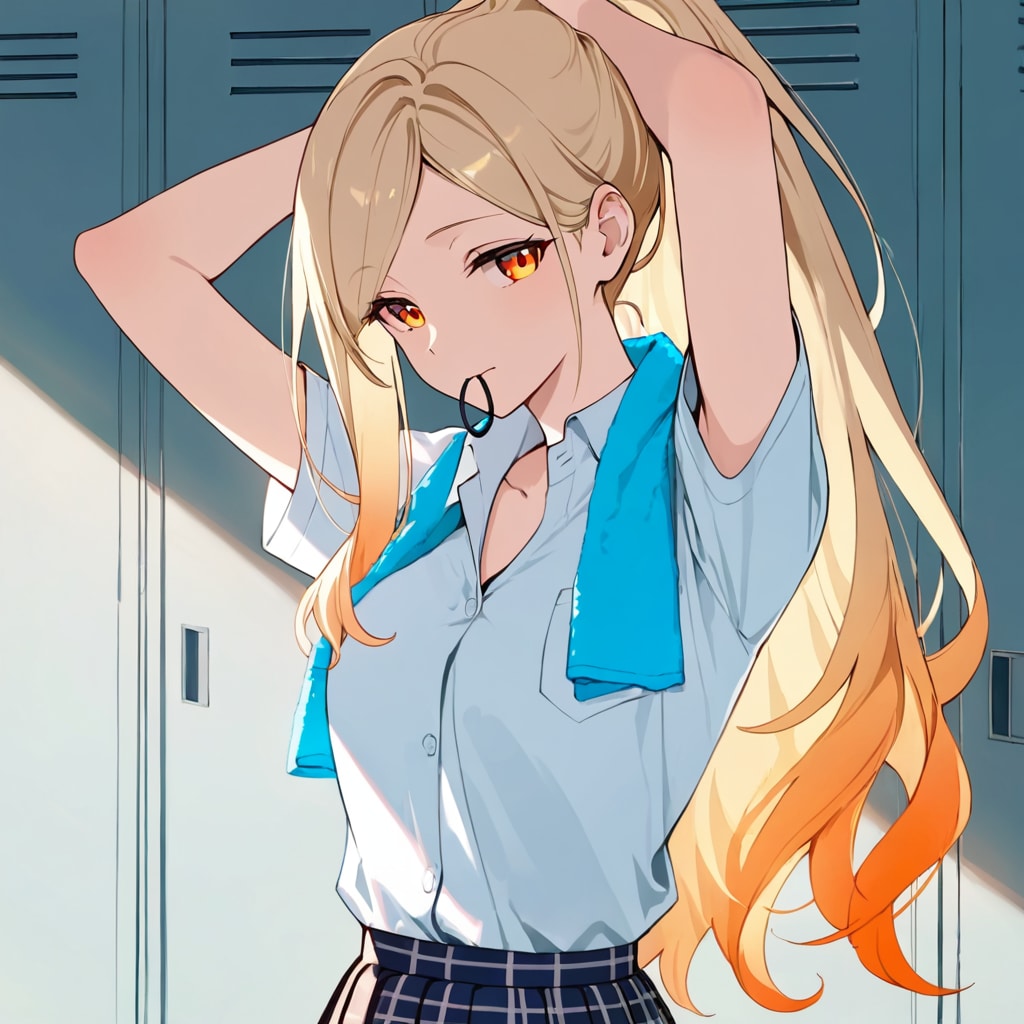 朝練後