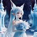 氷系ケモ耳エルフさん 5枚目