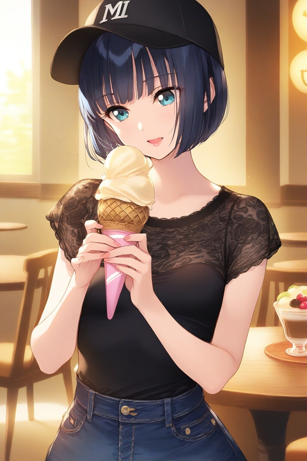 アイス食べるよ