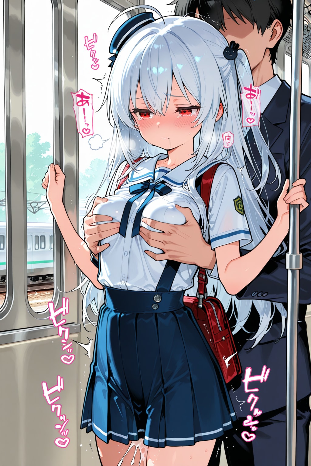 銀髪ロリ痴漢