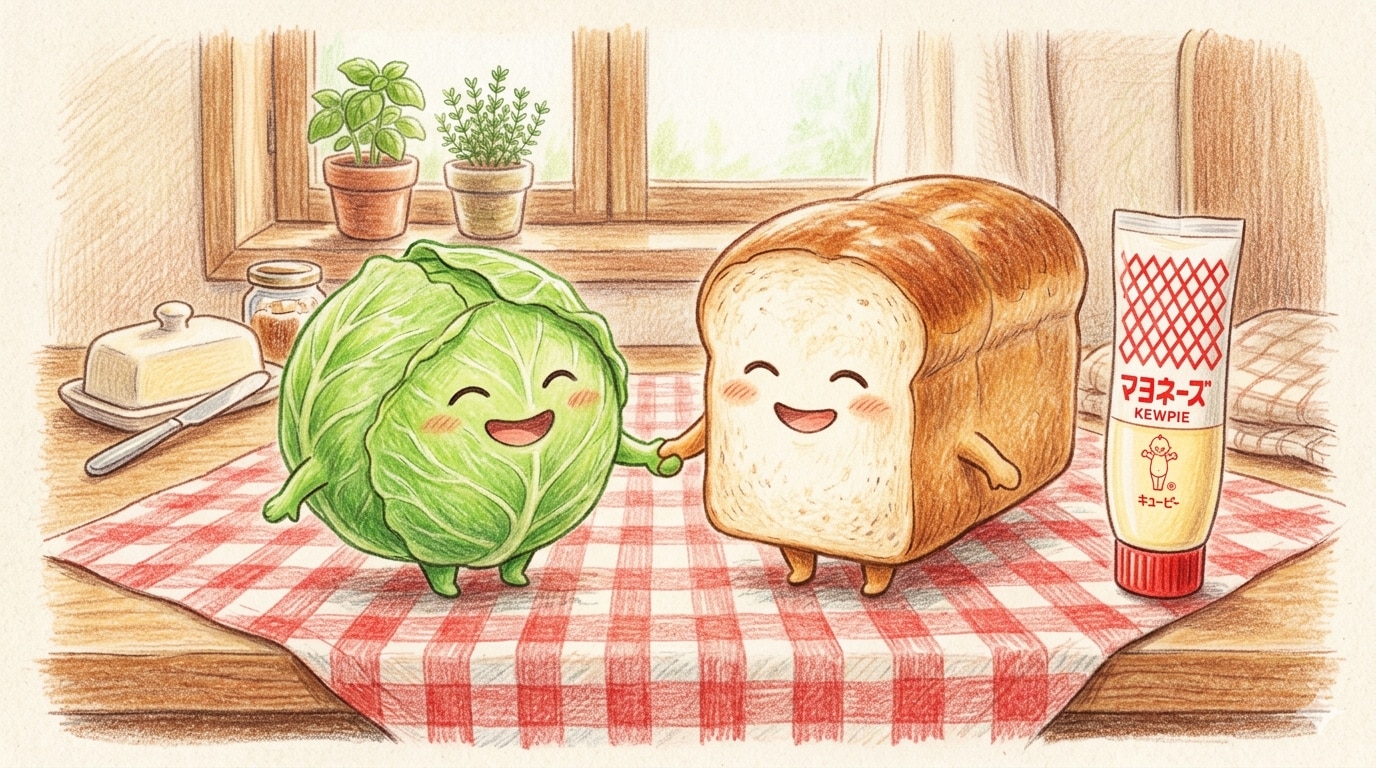 キャベツくんと食パンさん | の人気AIイラスト・グラビア