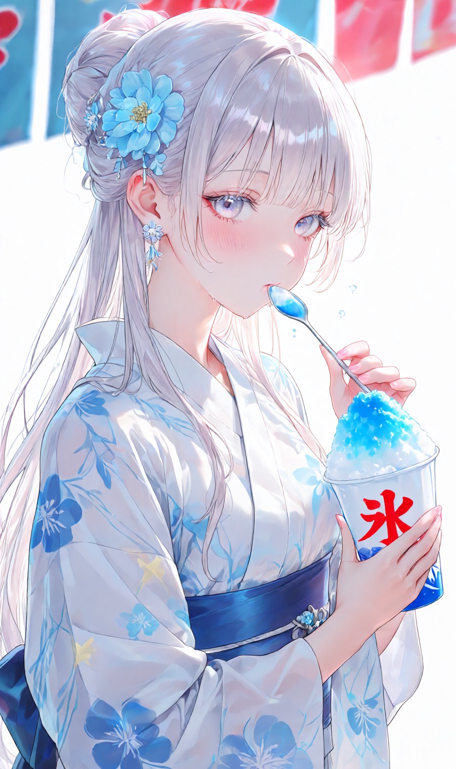 かき氷も美味しい
