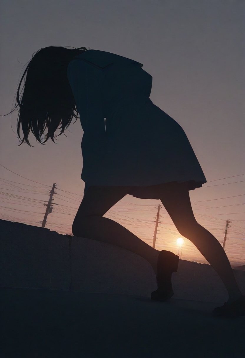 ポートレート(光と影)(cinematic lighting)(5)