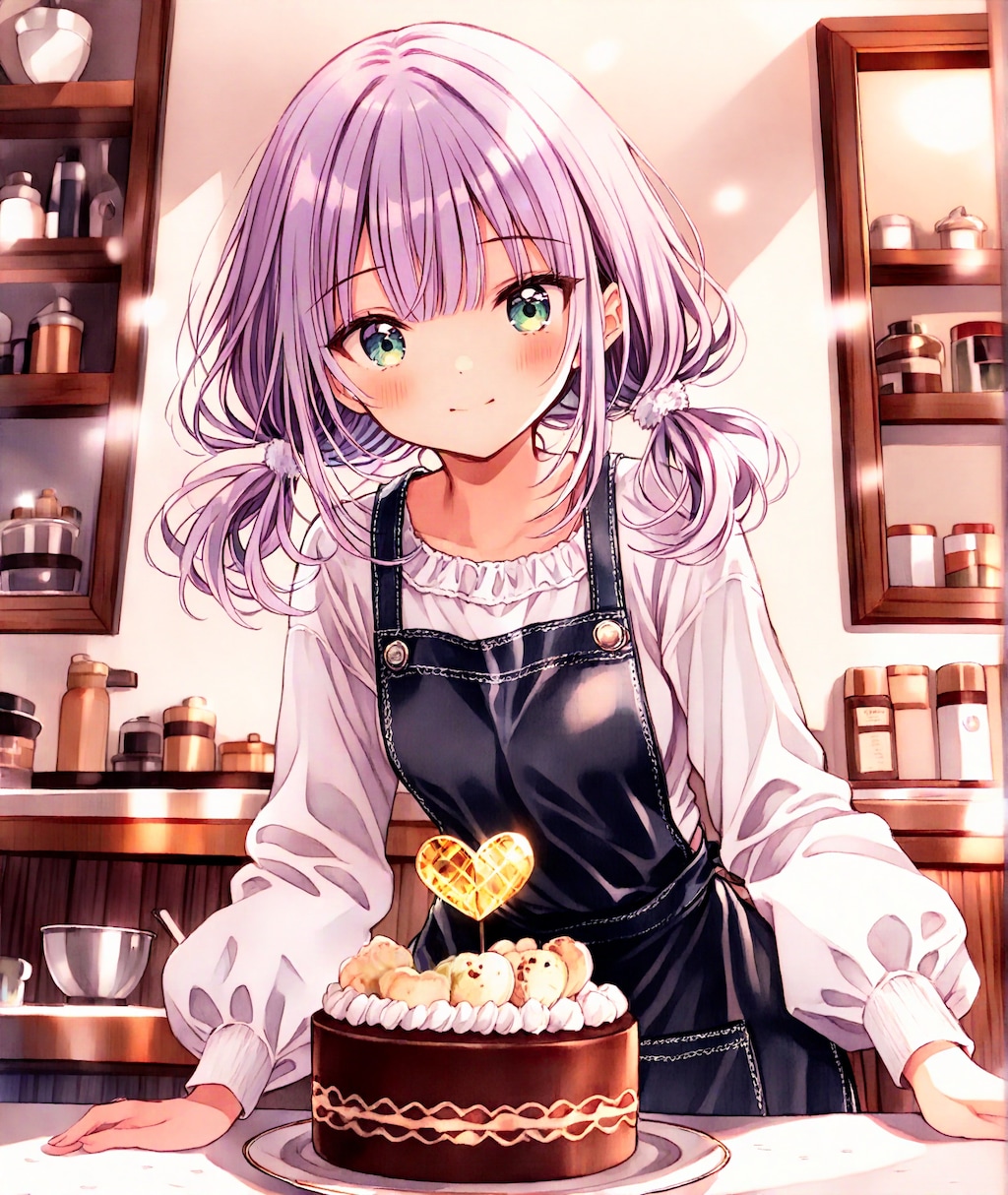 チョコケーキを作りましたわ！