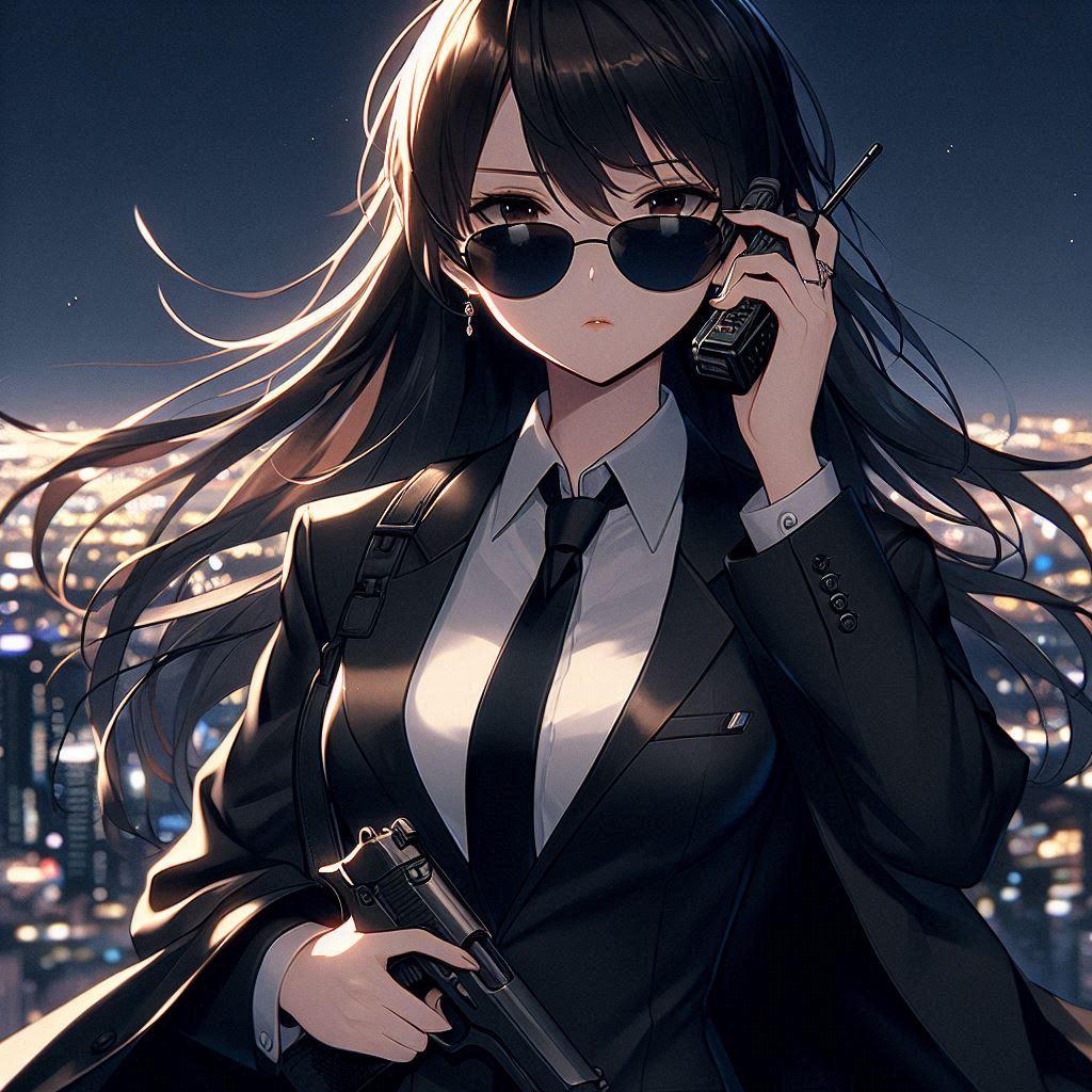 黒づくめのスパイ