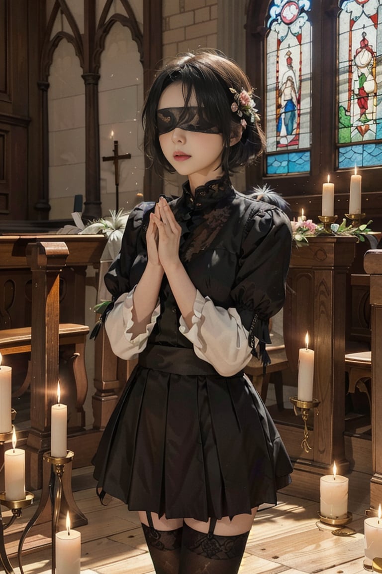 盲いた少女の祈り2