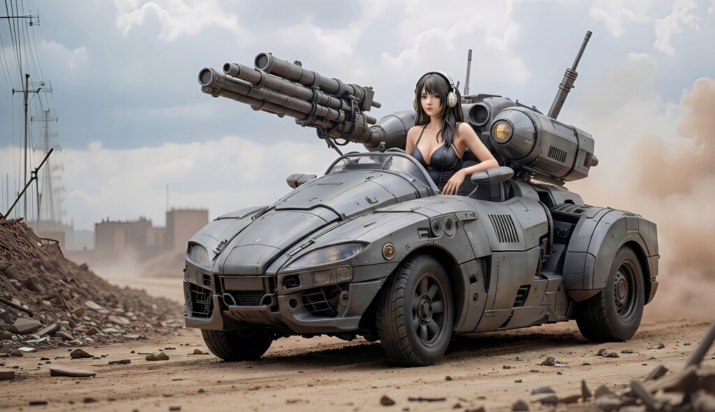 ジオラマ　装甲車