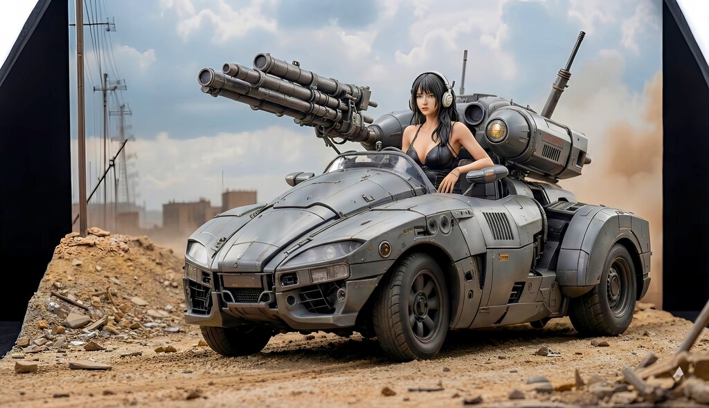 ジオラマ　装甲車