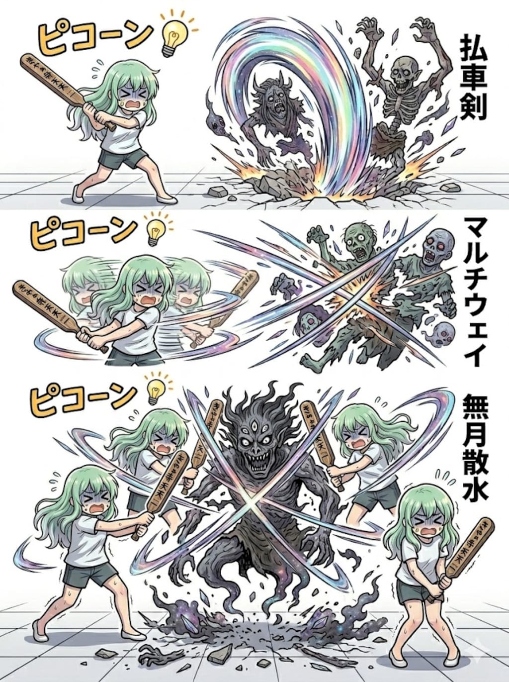 ホラー苦手姉貴閃く💡