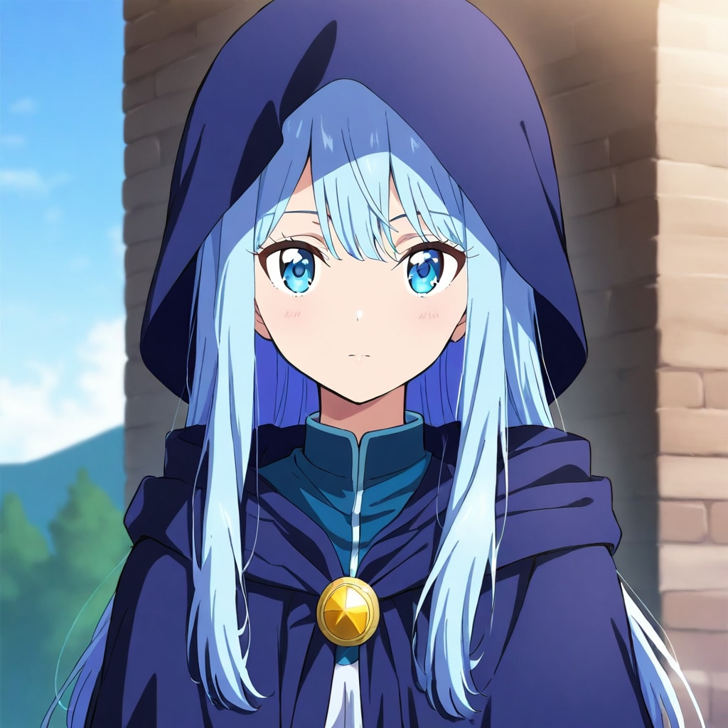 青色の魔法使い | の人気AIイラスト・グラビア