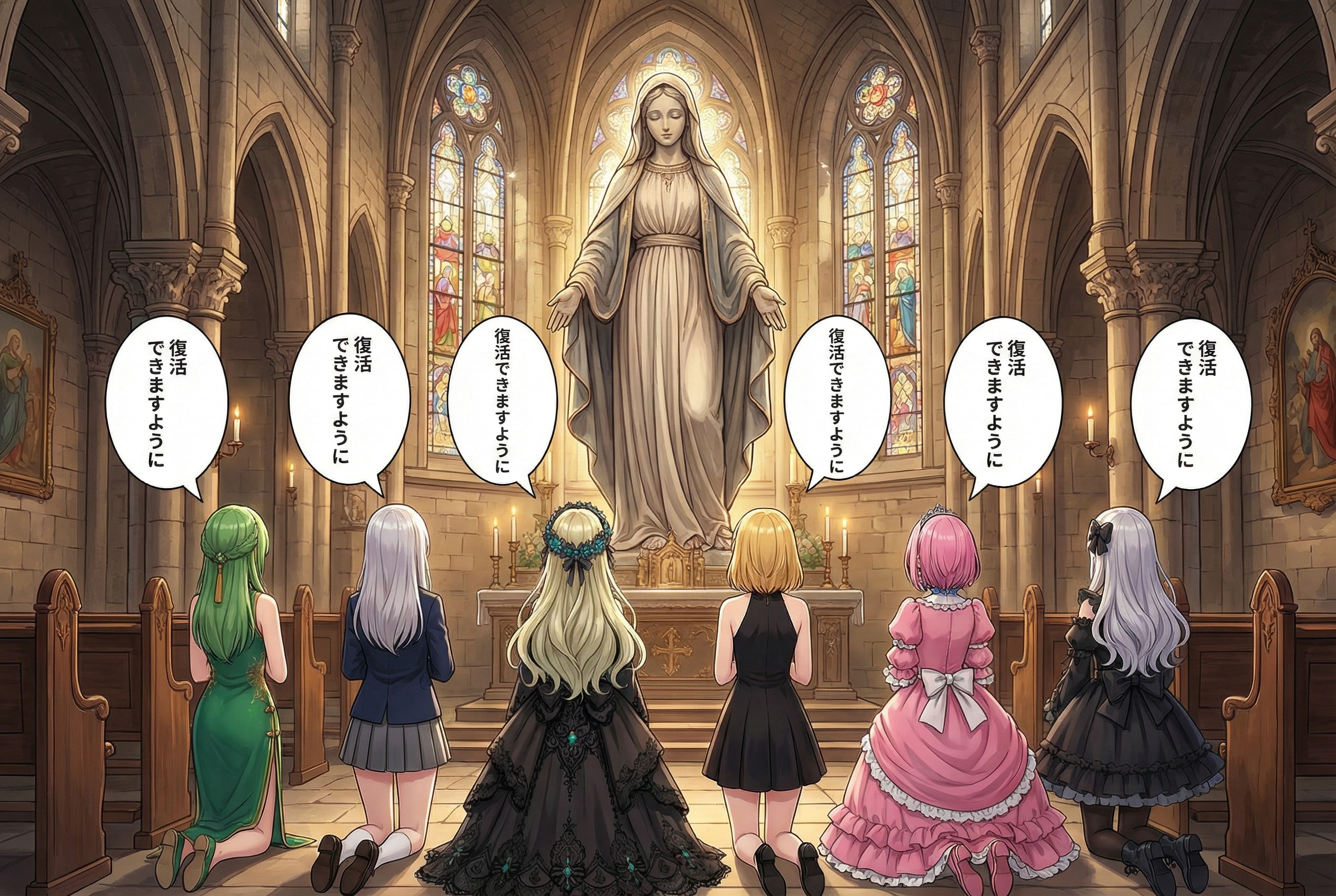 祈りは同じ | の人気AIイラスト・グラビア