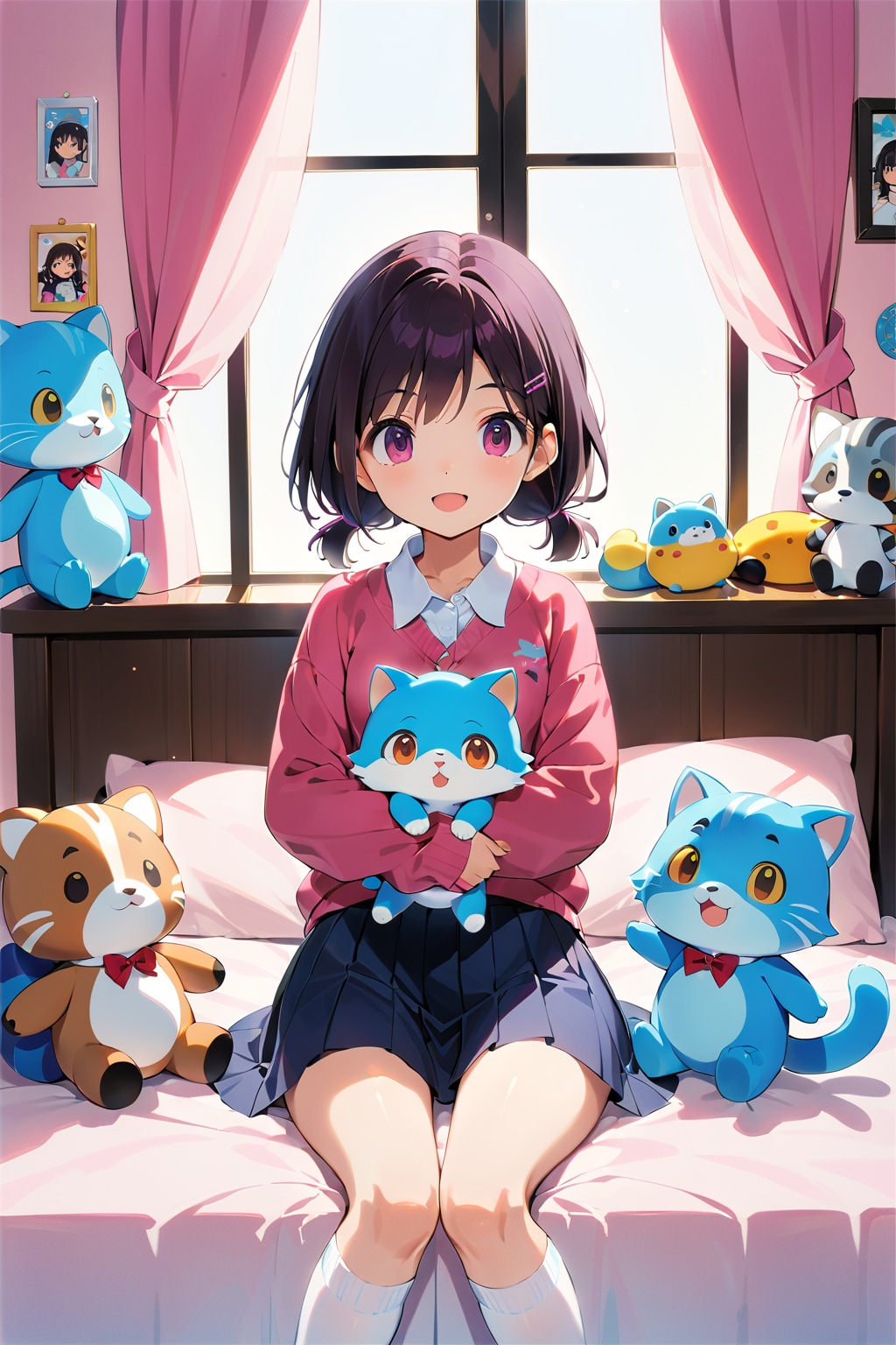 ぬいぐるみ大好きな女の子