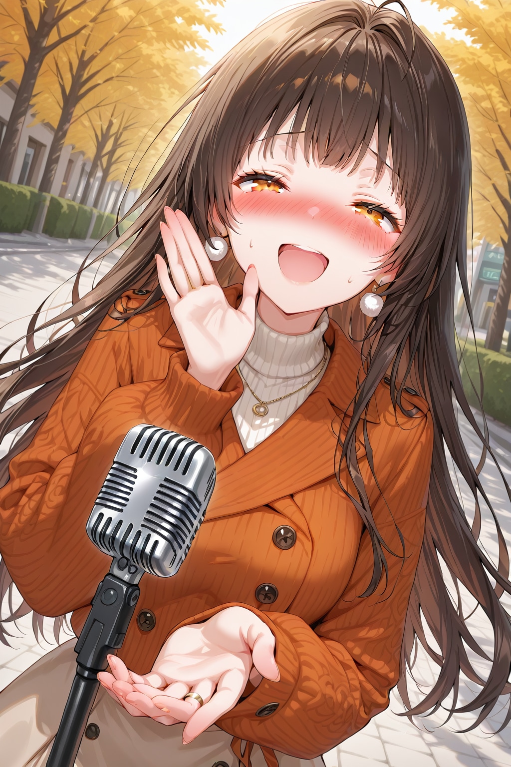 [インタビュー答えた]え～と、え～と