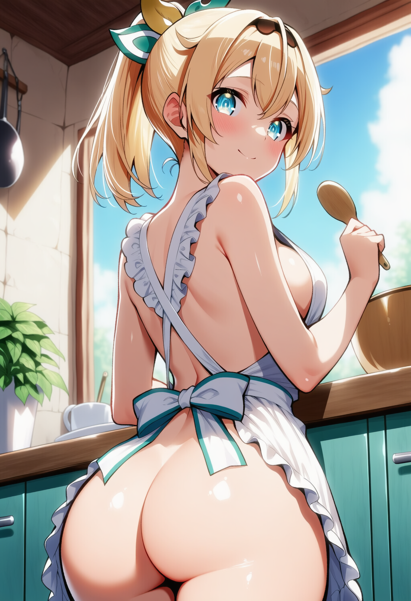 今作るからちょっと待っててね♡（風真いろは）