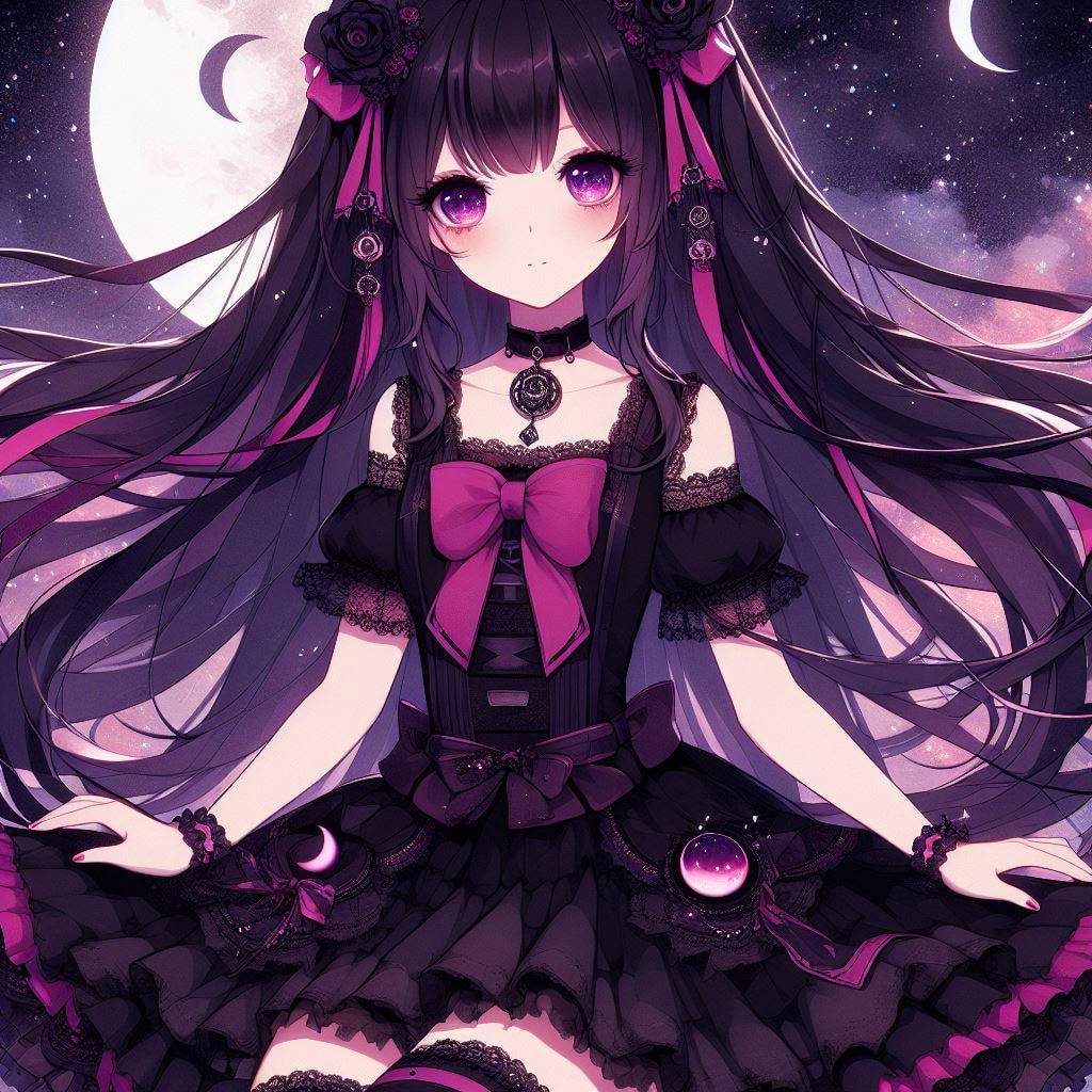 ダークな、黒ゴスロリファッションなうちの子★その1-1(8枚)