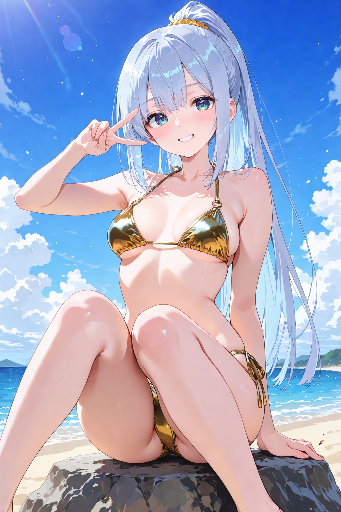 V