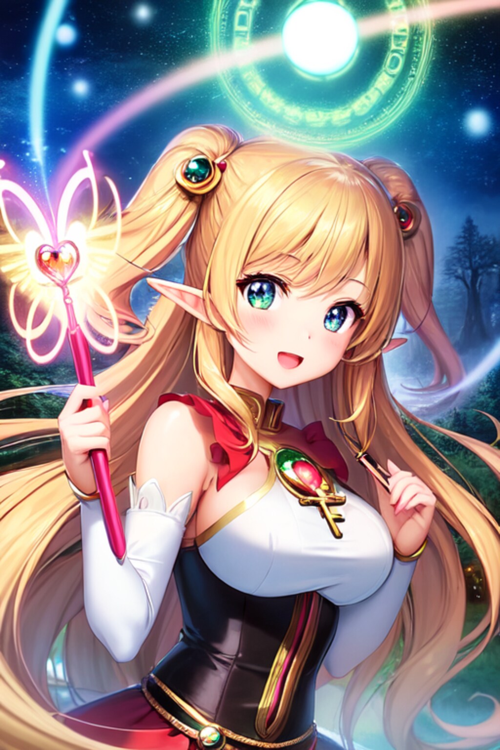 エルフの森の魔法使い