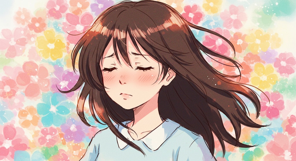 ムカつかせようとして、かわいくなってしまう少女 (バストアップいろいろ12)