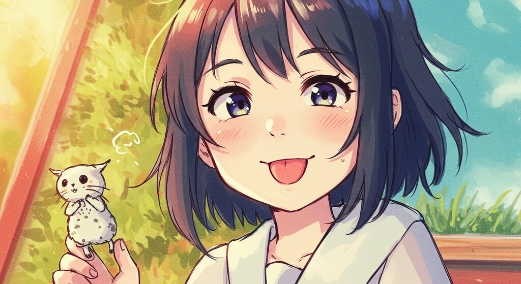 ムカつかせようとして、かわいくなってしまう少女 (バストアップいろいろ12)