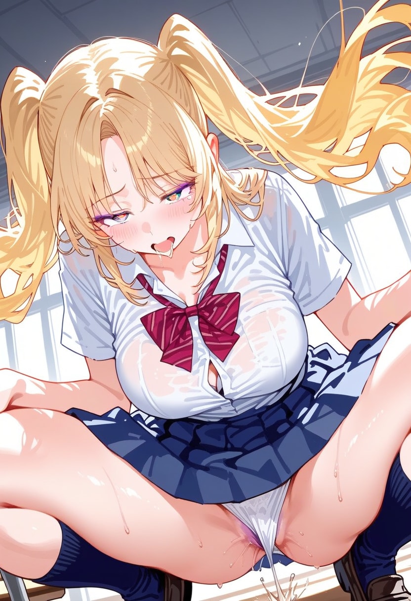 ギャルJK教室でイク