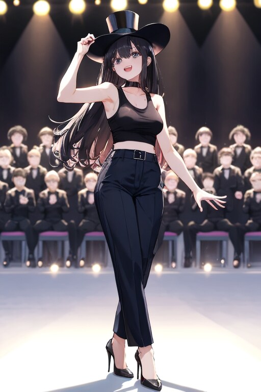 先輩アイドル歌手・黒猫絵馬　アイドルダンスフェスティバルに出演