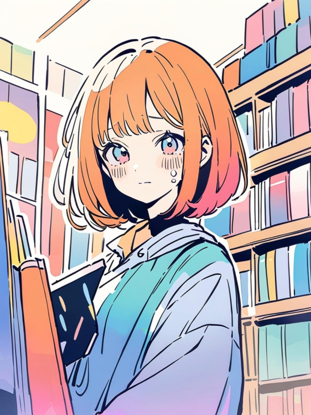 オレンジ髪ちゃん