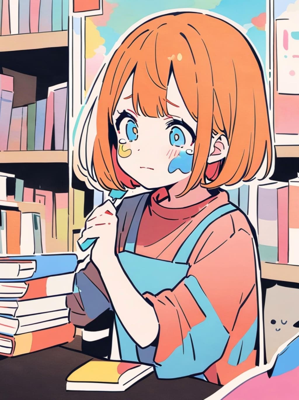 オレンジ髪ちゃん