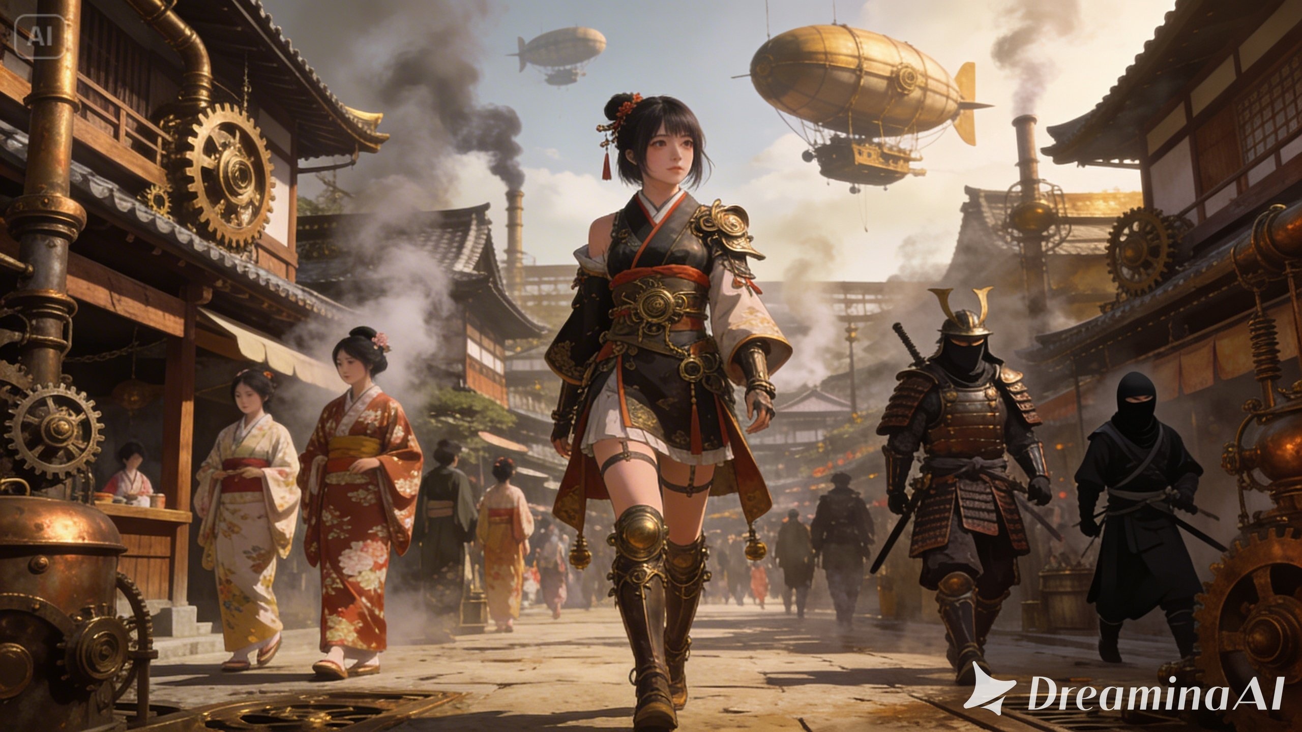 島国の都 | の人気AIイラスト・グラビア