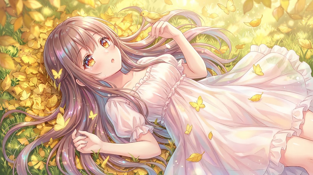 黄金の小鳥と少女の午後