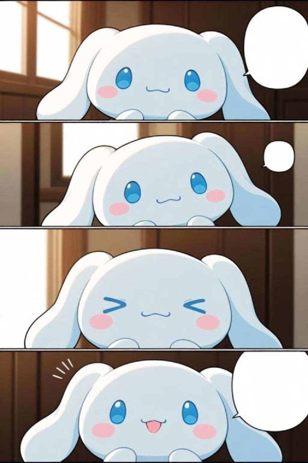 シナモロール　漫画風