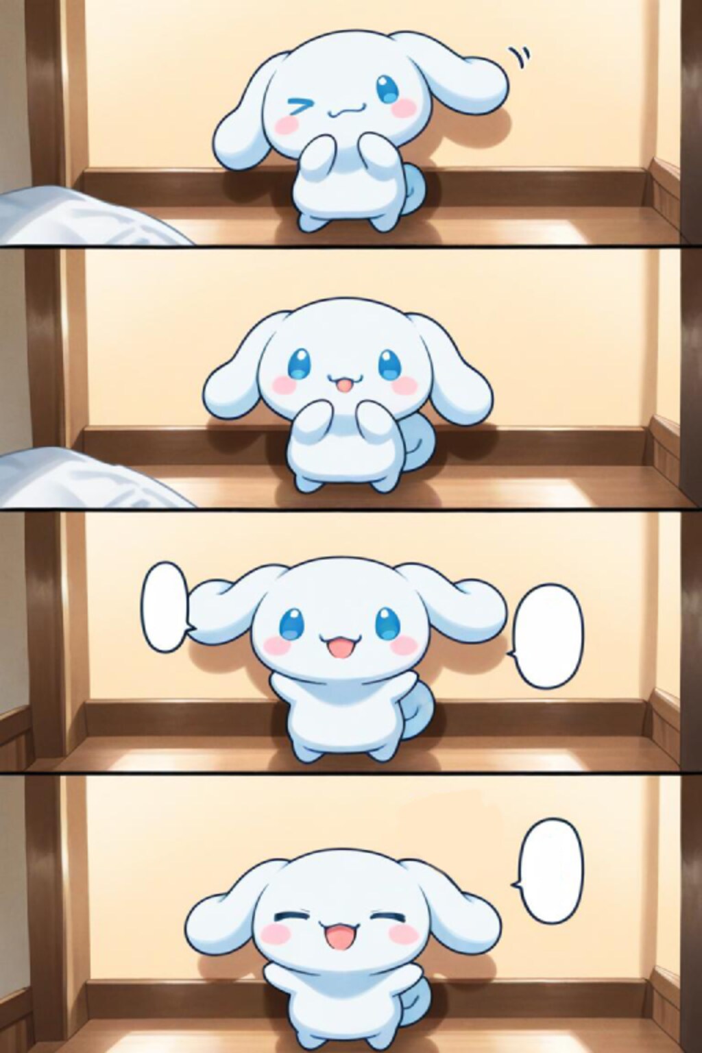 シナモロール　漫画風