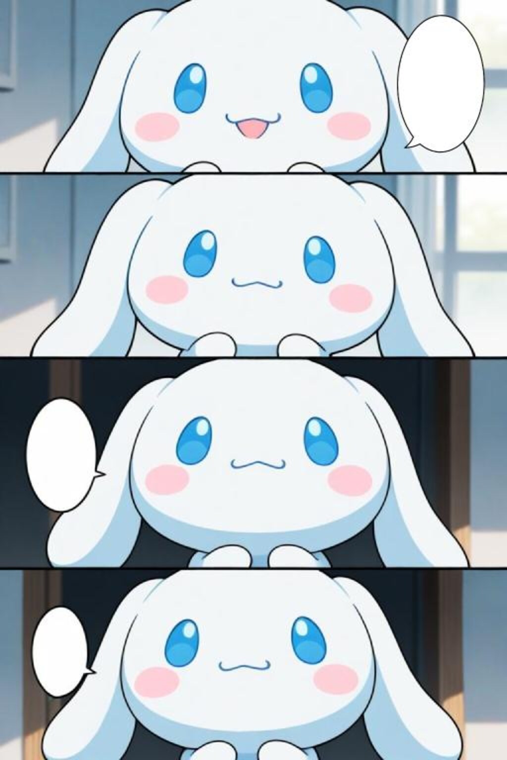 シナモロール　漫画風