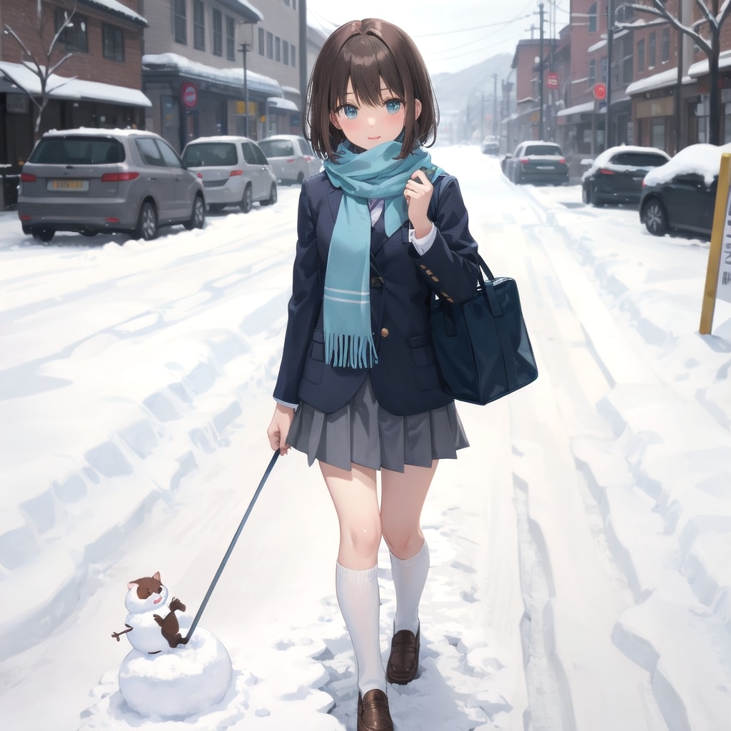 寒いね | の人気AIイラスト・グラビア