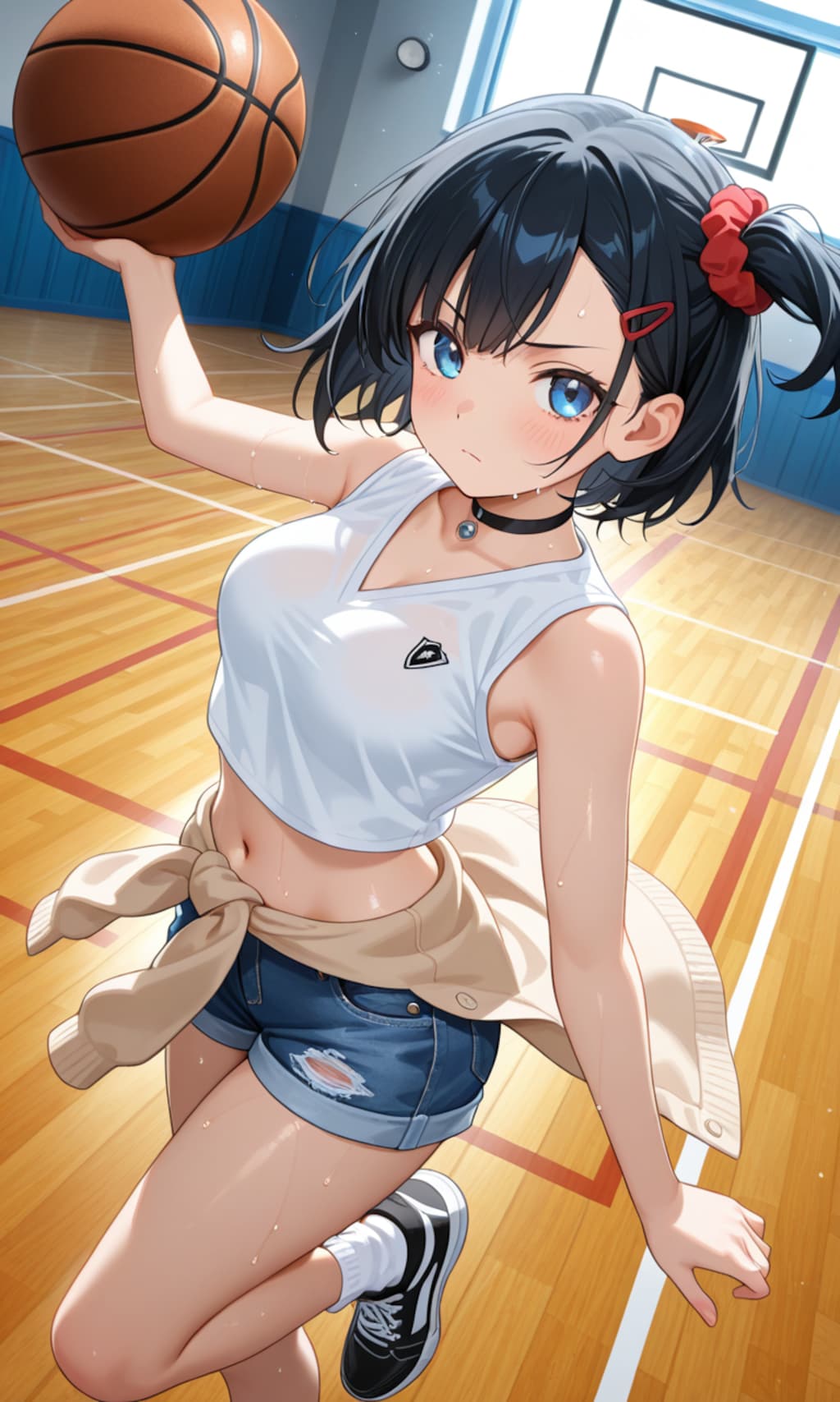 幼馴染との1on1……だけどバスケ以上にドキドキすることが