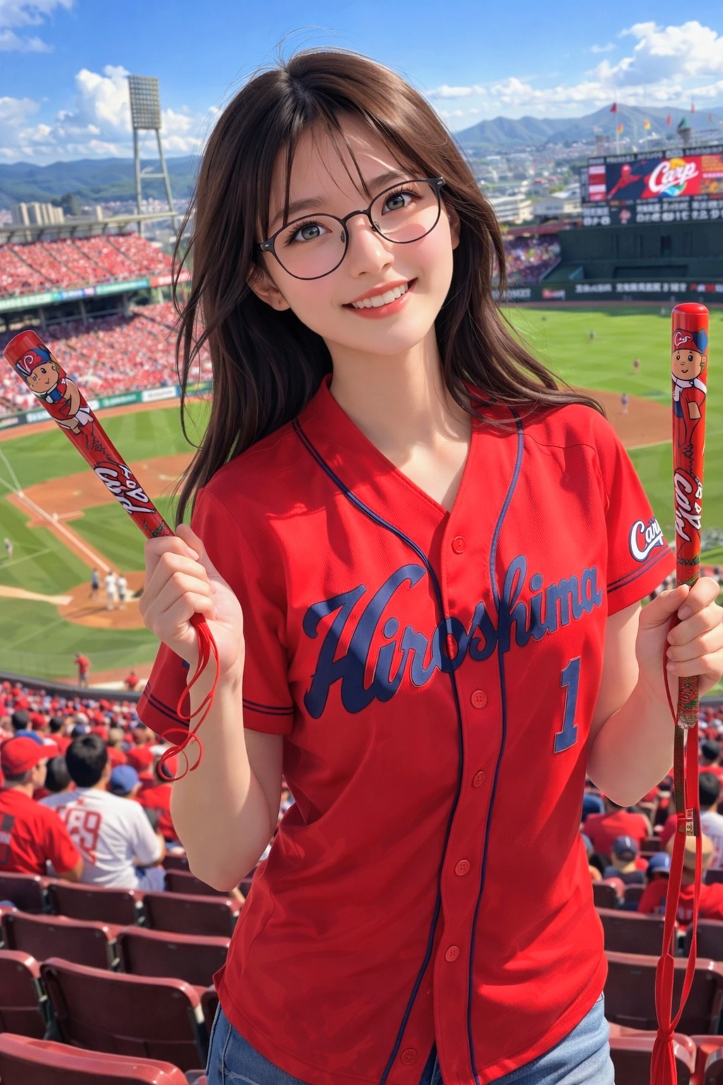 カープ女子お姉やん02 | の人気AIイラスト・グラビア