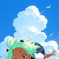 空飛ぶ少女 2枚目