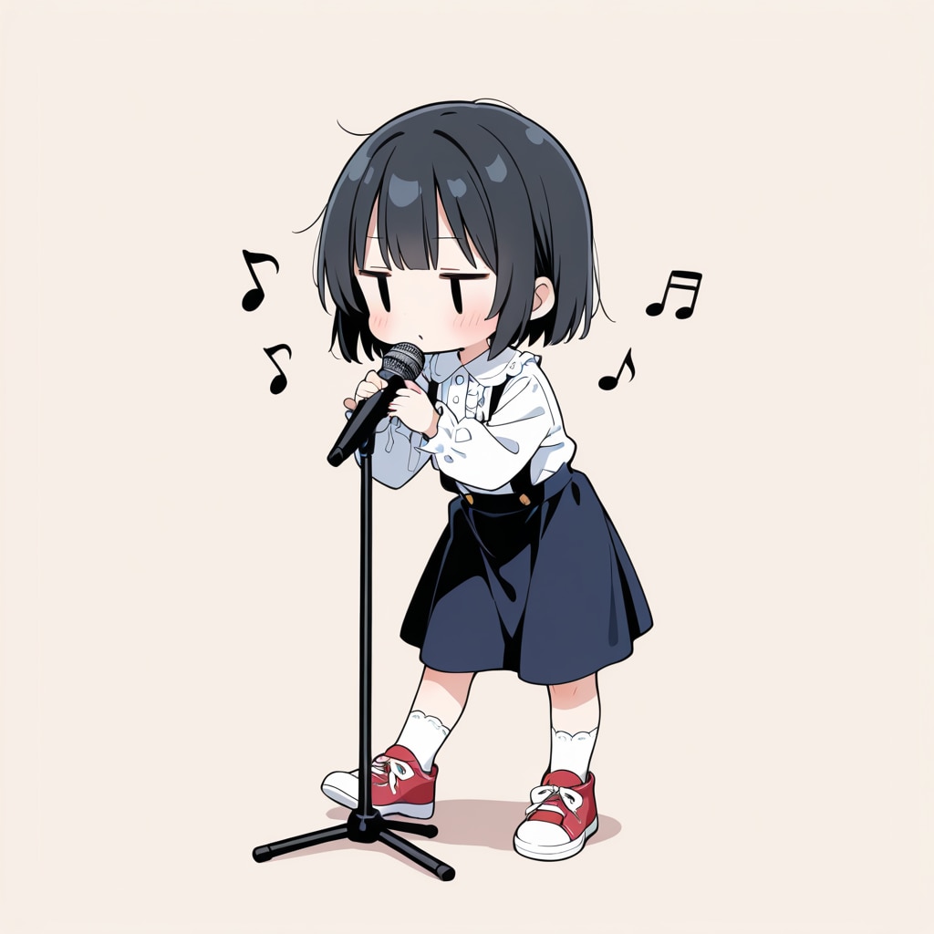 歌を歌ってみる。