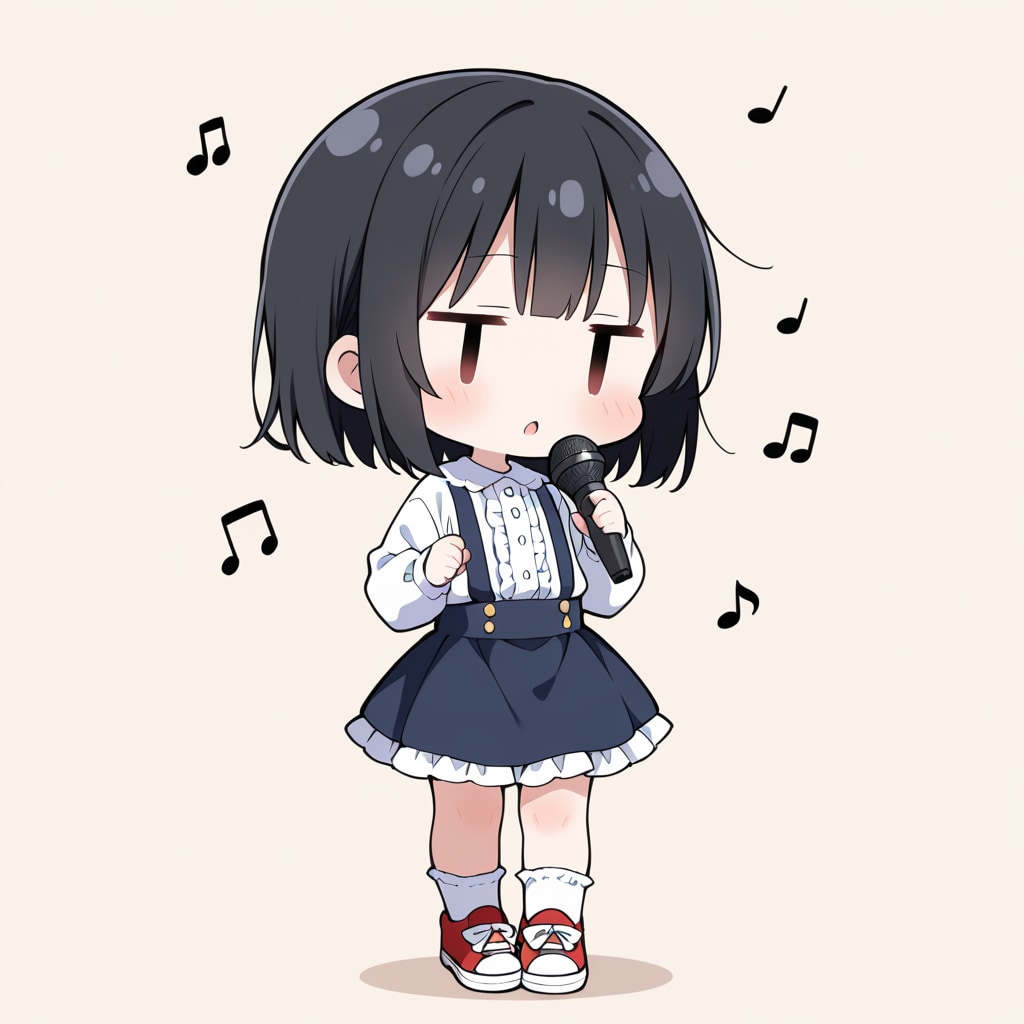 歌を歌ってみる。