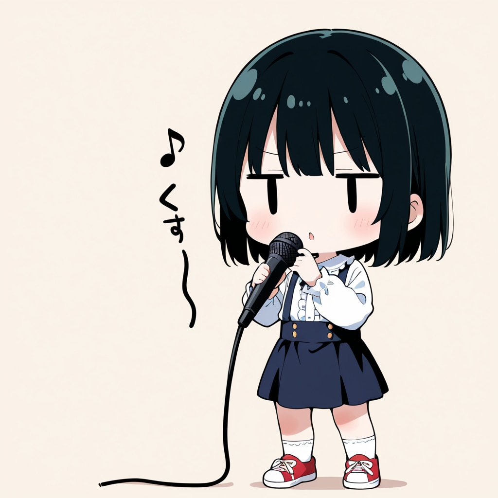 歌を歌ってみる。