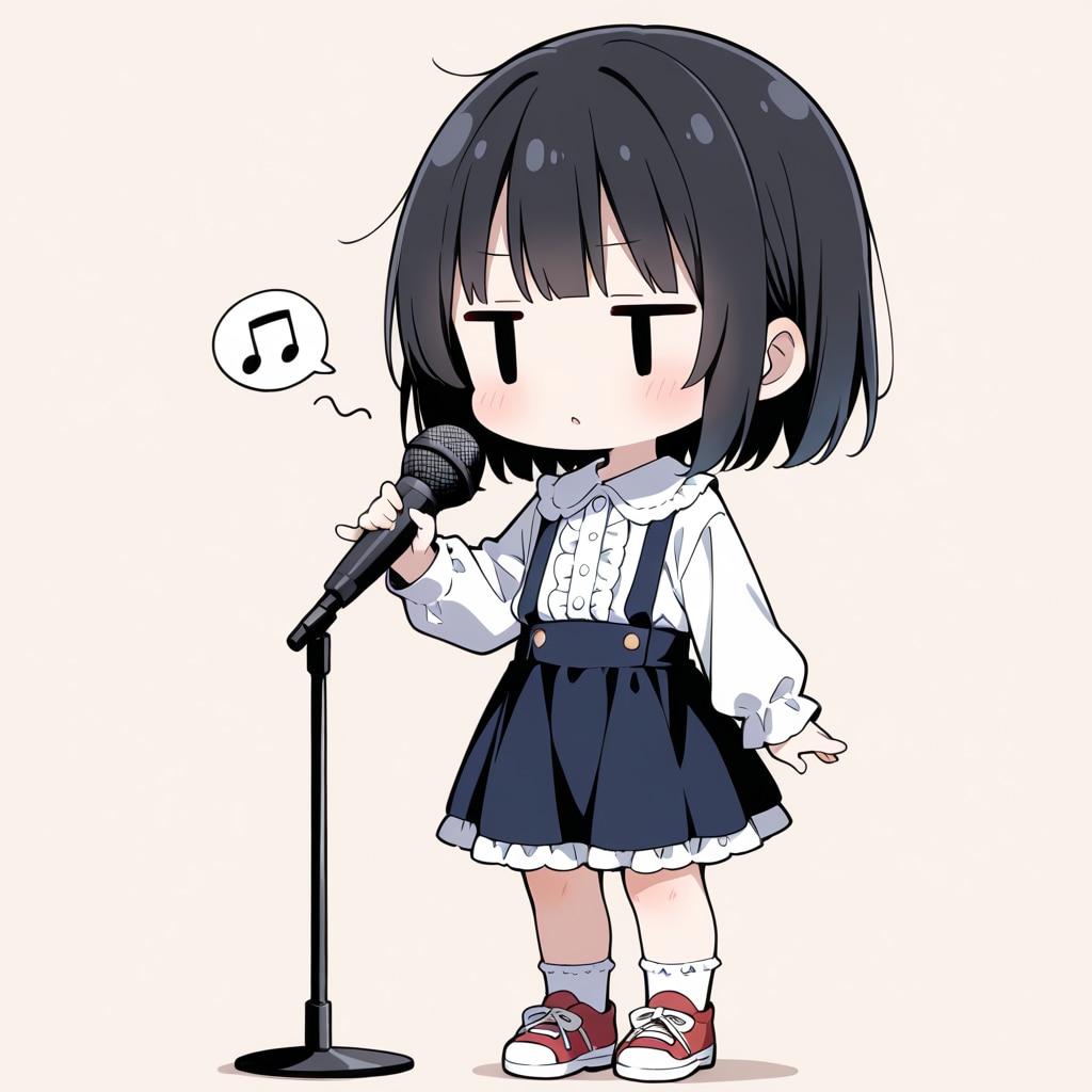 歌を歌ってみる。