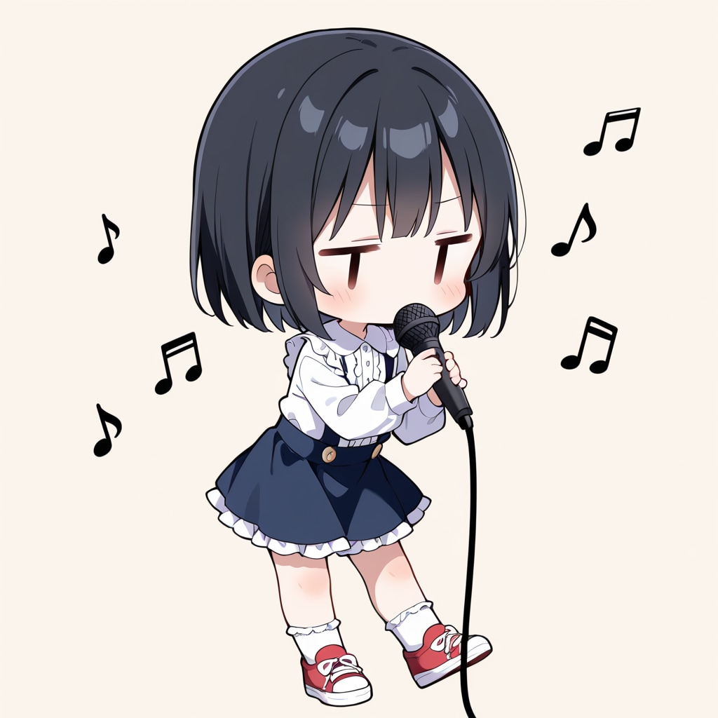 歌を歌ってみる。