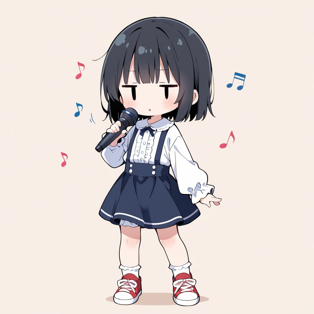 歌を歌ってみる。