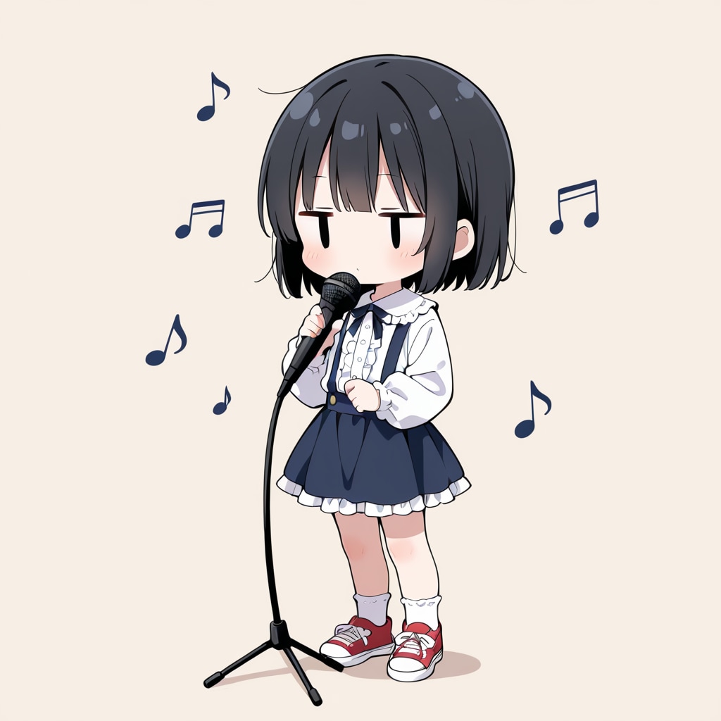 歌を歌ってみる。