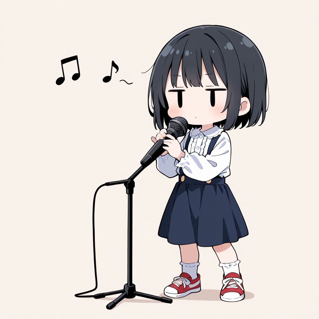 歌を歌ってみる。