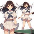 パンチラ卓球（Copilot） 5枚目